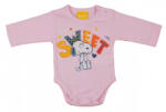  Hosszú ujjú baba body Snoopy mintával (74) - rózsaszín - babyshopkaposvar