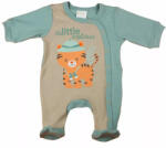  Hosszú ujjú pamut baba rugdalózó Tigris mintával (50) - zöld