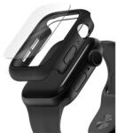 UNIQ Nautic Apple Watch 44mm műanyag tok üvegfóliával, fekete (UNIQ-44MM-NAUBLK) - redmobilshop