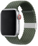Phoner Spun Apple Watch csatos fonott szövet szíj, 38/40/41mm, zöld - redmobilshop