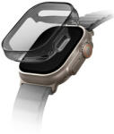 UNIQ Garde Hybrid Apple Watch Ultra 49mm tok, tempered kijelző fóliával, fekete-átlátszó (UNIQ-49MM-GARSMK) - redmobilshop