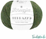 Scheepjes Terrazzo 710 Pera - sötétzöld gyapjú fonal