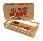 RAW szögletes üveg hamutartó