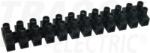Tracon Flexibilis sorozatkapocs, H profil, 12 tag, fekete 2, 5mm2, 450VAC, 16A, PP (SF3A-H)