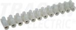 Tracon Flex. nyomólemezes sorozatkapocs, H profil, 12 tag, natúr 16mm2, 450VAC, 63A, PP (S30A-H-L)