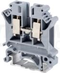 Tracon Fázisvezető ipari sorozatkapocs, csavaros, sínre, szürke 0, 2-6mm2, 800VAC, 57A (TSKA6) - kontaktor
