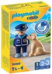 Playmobil 1.2. 3 Szett - Rendőr kutyájával