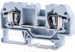 Tracon Fázisvezető ipari sorozatkapocs, rugós, sínre, szürke 800V 41A 0.2-6 mm2 2P (TSKC6)