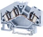 Tracon Fázisvezető ipari sorozatkapocs, rugós, sínre, szürke 800V 32A 0.08-4 mm2 3P (TSKC4/3D)