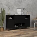 vidaXL Servante, 2 buc, negru, 60x35x70 cm, lemn prelucrat (3185728) Comoda