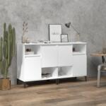 vidaXL Servante, 2 buc, alb, 60x35x70 cm, lemn prelucrat (3185727) Comoda