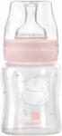 KikkaBoo Бебешко стъклено шише KikkaBoo Hippo Dreams - 120 ml, розово (31302020119) - ozone