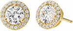Michael Kors Csillogó aranyozott ezüst fülbevalók cirkónium kövekkel MKC1035AN710