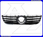 VW POLO 4 2005.04-2009.05 /9N/ Hűtődíszrács fekete, krómdíszléccel P952705-1
