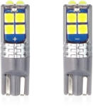 AMiO Bec de pozitie tip LED CANBUS, T10 W2.1x9.5 W5W, 12V-24V, 10 LED SMD 3030, culoare alb, AMIO, set 2 buc AutoDrive ProParts