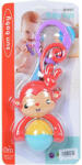 Magic Toys Vidám majom alakú rágóka és csörgő MKM310261