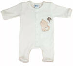  Biopamut hosszú ujjú elöl patentos rugdalózó (62) - cica