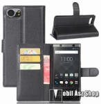 BlackBerry Keyone, WALLET notesz mobiltok, Fekete