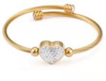  Crystal Heart Karkötő-Arany