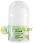 BIOBAZA Deodorant Roll-On Natural pentru Femei cu Piatra de Alaun Green Sensation 20ml