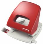 Leitz Perforator din plastic 2 perforatii 25 coli Leitz diverse culori rosu (ESS50050025)