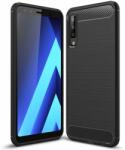 Techsuit Husa pentru Samsung Galaxy A7 2018 - Techsuit Carbon Silicone - Black (KF232492) - Technodepo