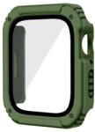 gigapack Apple Watch Series 6 40mm műanyag keret (bumper, ütésálló + kijelzővédő üveg) zöld (GP-125022)