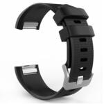 gigapack Fitbit Charge 2 pótszíj (egyedi méret, szilikon, állítható) fekete (GP-94567)
