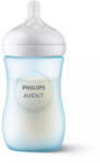 Philips Biberon, Philips Avent, Natural Response, 1 luni+, 260 ml, Fara BPA, Anticolici, Albastru (SCY903/21)