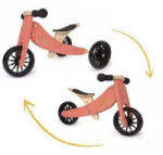 Kinderfeets Tricicleta copii, fara pedale transformabila Tiny Tot Coral, +12 luni Kinderfeets