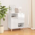 vidaXL Servantă, alb extralucios, 60x35x70 cm, lemn prelucrat (821142) Comoda