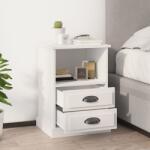 vidaXL Noptiere, 2 buc. , alb, 43x36x60 cm (816329)