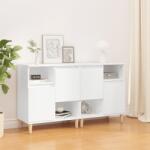 vidaXL Servante, 2 buc, alb, 60x35x70 cm, lemn prelucrat (3185719) Comoda