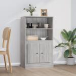 vidaXL Dulap înalt, sonoma gri, 60x35, 5x103, 5 cm, lemn prelucrat (816318) Comoda