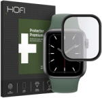 HOFI Folie Protectie HOFI Hybrid pentru Apple Watch 44mm Series, Sticla Securizata, Neagra H0FI022BLK (H0FI022BLK) - pcone