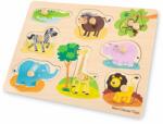 New Classic Toys Puzzle lemn Safari 9 piese (MAG-NC10431) Puzzle