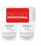 Vichy Pachet Deodorant roll-on antiperspirant fara parfum 48h, 50 ml, Vichy, 1+1-50%