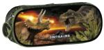 DERFORM Dinoszauruszok ovális tolltartó - Battle (P1ADN18)