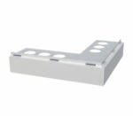 Celox OX Priamy Stone kőszőnyeg kavicsszőnyeg 10x2500 Natúr alu teraszszegély Külső sarokelem