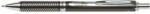 Pentel Rollertoll, 0, 35 mm, nyomógombos, ezüst tolltest, PENTEL "EnerGel BL-407" kék (PENBL407) (PENBL407)