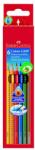 Faber-Castell Creioane colorate 6 culori cu grip Faber Castell 112406 (CRECOGFBC6)