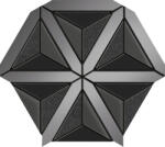 Tubadzin Tubadzin Lucid black 20, 5x18, 6 Fali Mozaik - tubadzinfurdoszoba