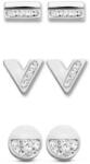 Victoria ezüst színű fülbevaló szett V (VBKAB86000)