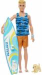 Mattel Barbie Ken surfer cu accesorii (25HPT50) Papusa Barbie