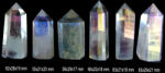  Obelisc Cuart Angel Aura Cristal Natural 1 Varf - 55-66 x 21-29 x 17-21 mm - 1 Buc