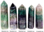  Obelisc Fluorit Mineral Natural 1 Varf - 124-146 x 28-45 x 23-35 mm - 1 Buc