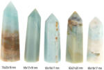  Obelisc Amazonit Druzy Mineral Natural 1 Varf - 62-73 x 18-20 x 17-20 mm - 1 Buc