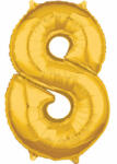 Amscan Gold, Arany 8-as szám fólia lufi 66*45 cm (DPA3656101)