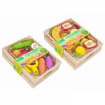Globo Set fructe sau legume din lemn cu velcro Globo (GL40877) - kidiko Bucatarie copii