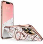 SUPCASE iPhone 13 Pro Max Supcase IBLSN Cosmo Snap márvány mintás tok rózsaszín